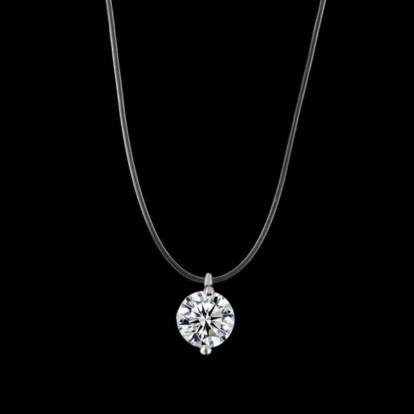 2018 New mermaid tear necklace Meteorite pendant transparent fishing