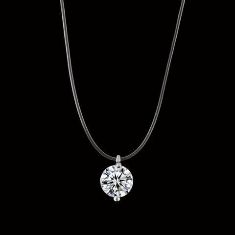 2018 New mermaid tear necklace Meteorite pendant transparent fishing