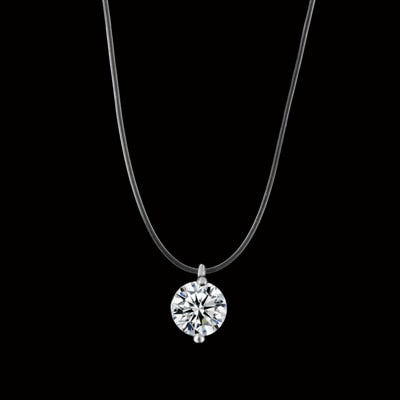 2018 New mermaid tear necklace Meteorite pendant transparent fishing